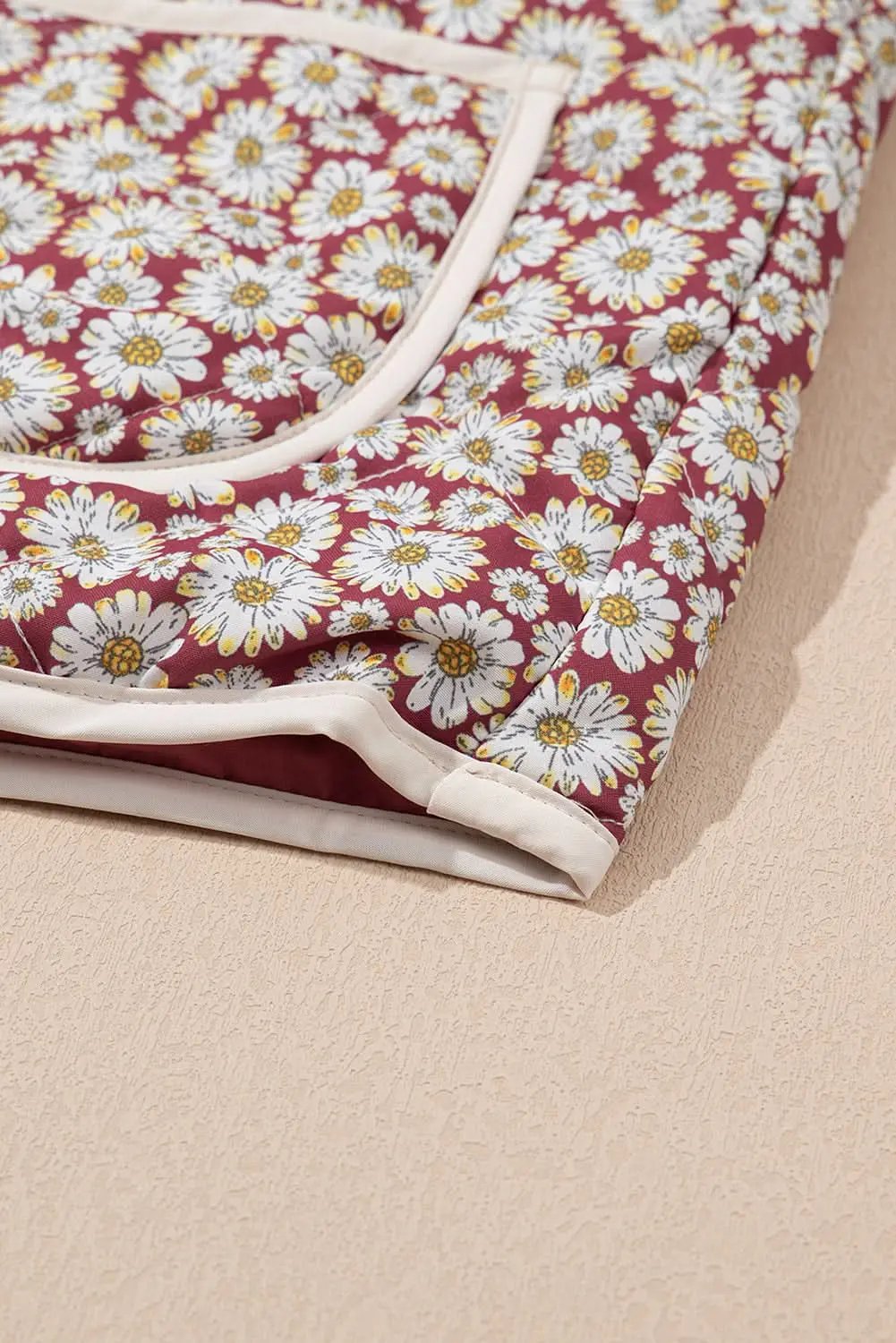 Chic pink floral coat with pockets - Love Salve